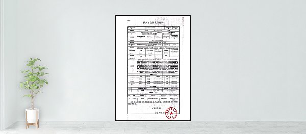 Record Registration Form of Foreign Trade Operators