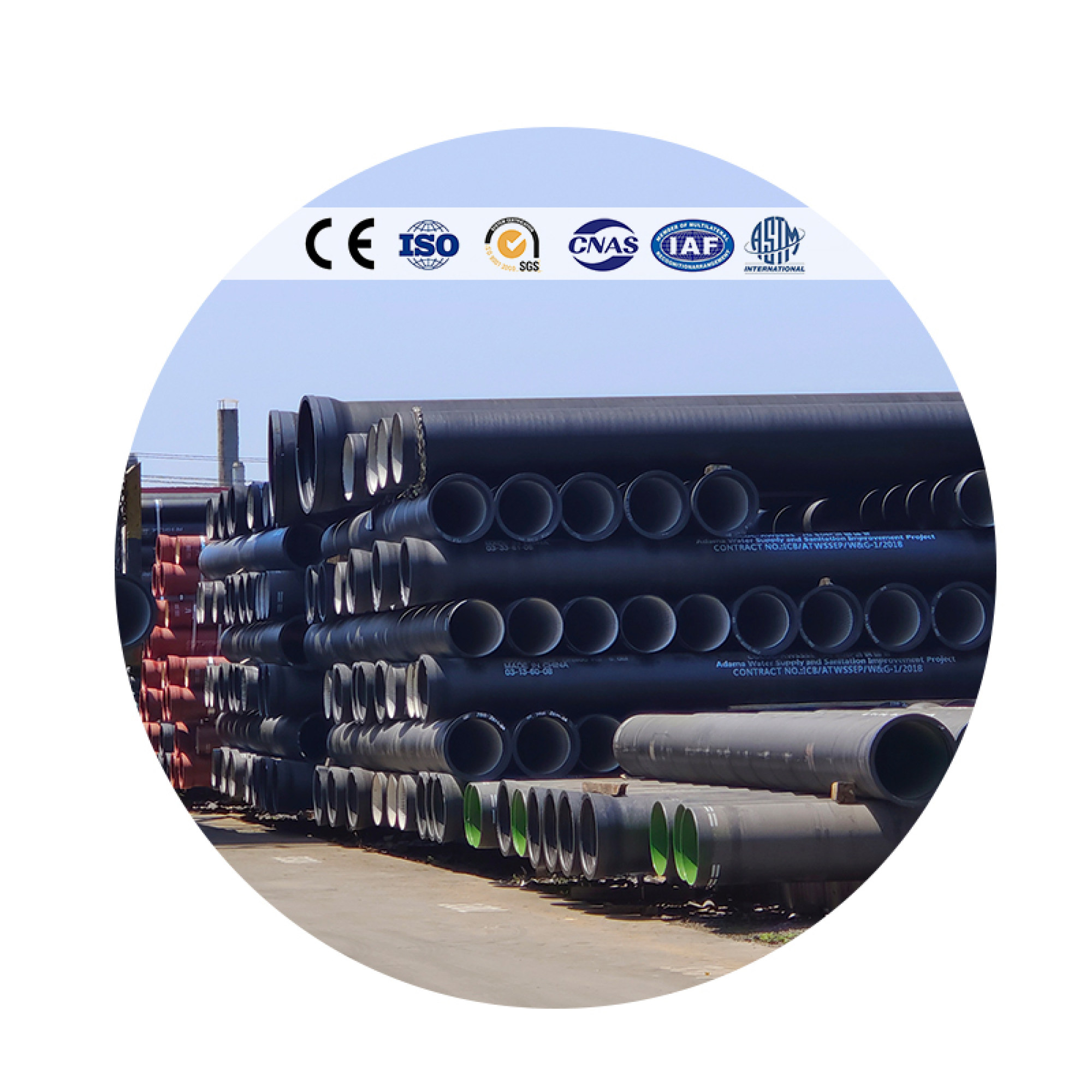 EN598 Ductile Iron Pipe EN598 Ductile Iron Pipe
