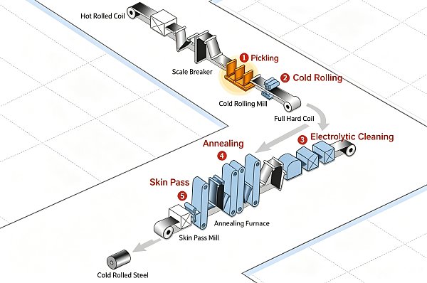 Cold Rolled Steel Manufacturing Process Cold Rolled Steel Manufacturing Process