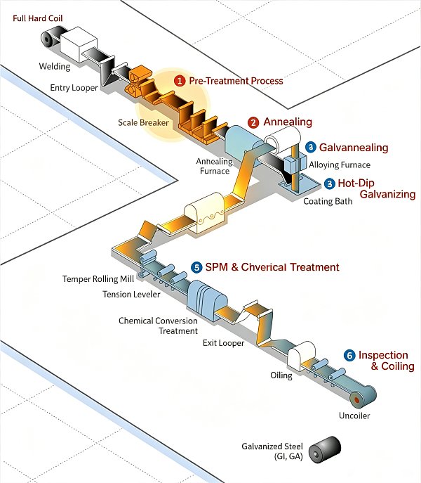 Galvanized Steel Manufacturing Process Galvanized Steel Manufacturing Process