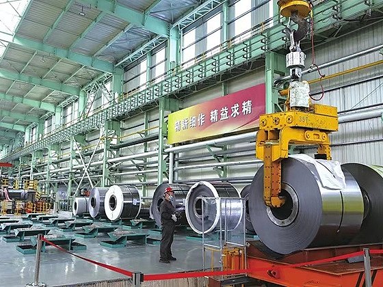 Steel coil machine
