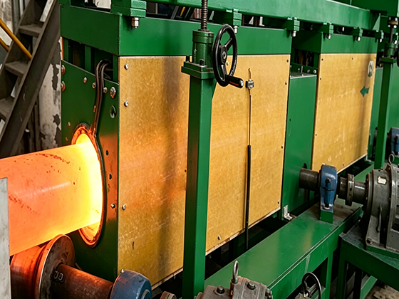 Round steel production