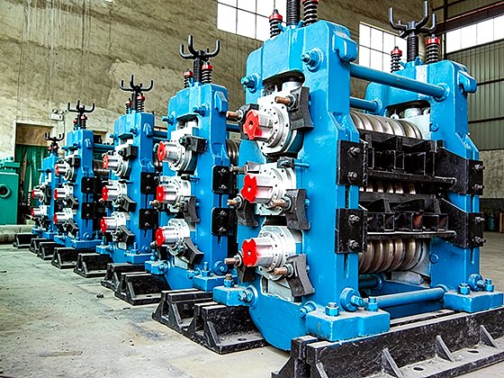 Round steel production