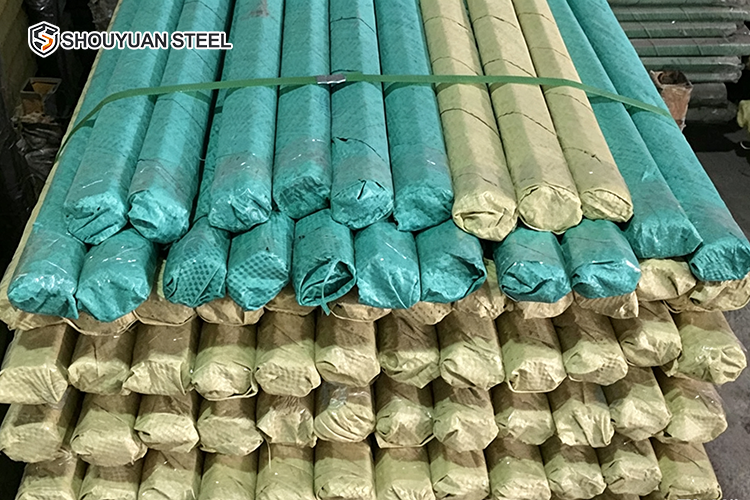 Steel Bar Packing Process