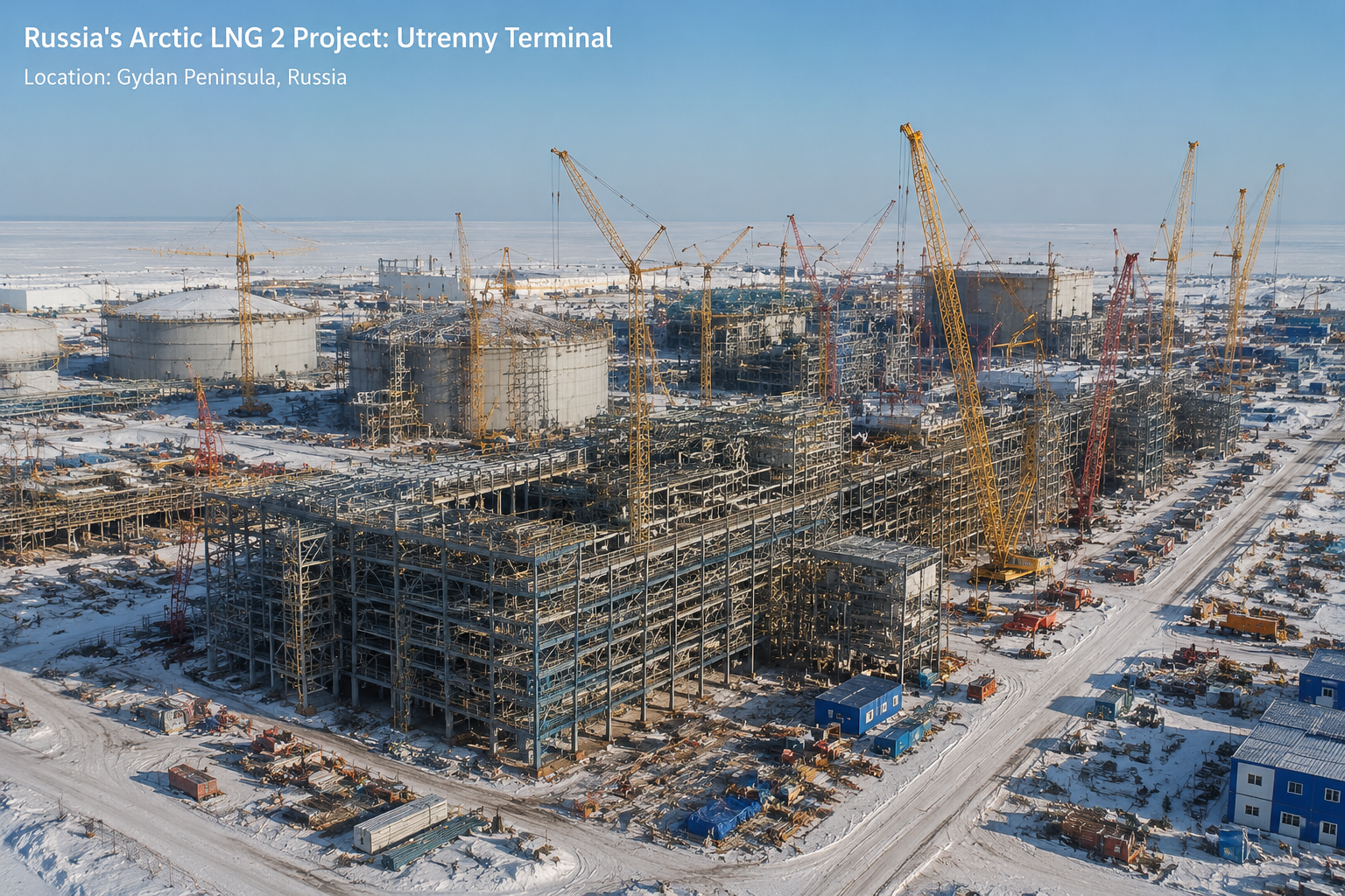 Russia's Arctic LNG 2 project Utrenny Terminal Russia's Arctic LNG 2 project Utrenny Terminal