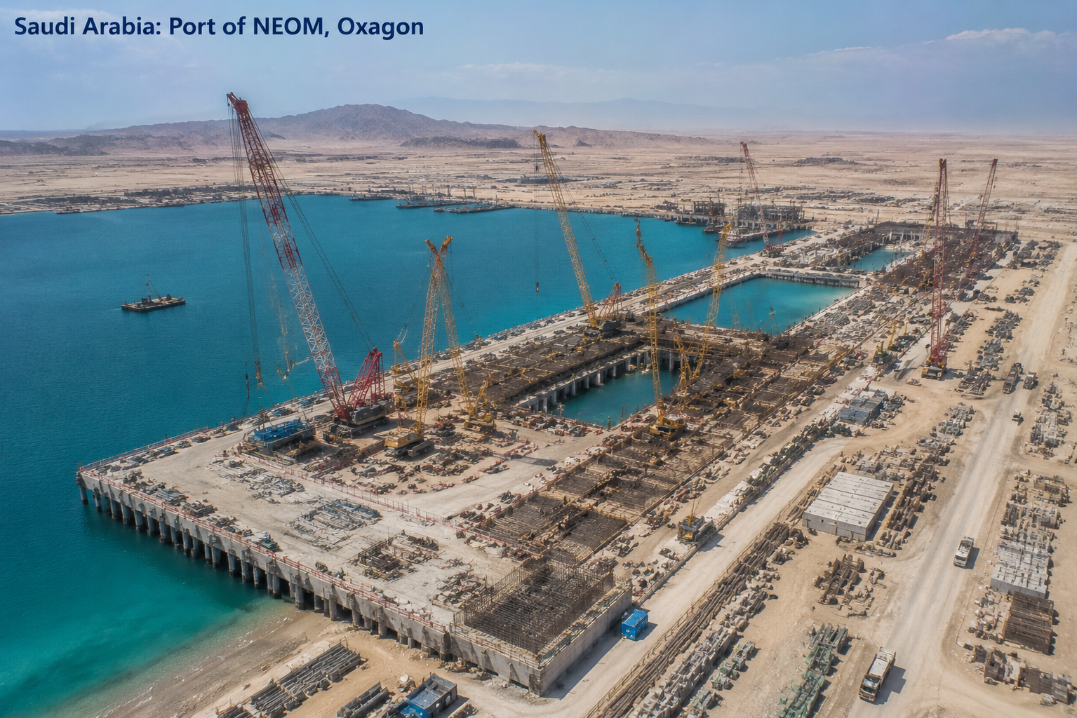 Saudi Arabia Port of NEOM, Oxagon Saudi Arabia Port of NEOM, Oxagon
