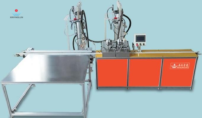 Máquina de colagem de estrutura de alumínio para painéis solares fotovoltaicos, modelo 08