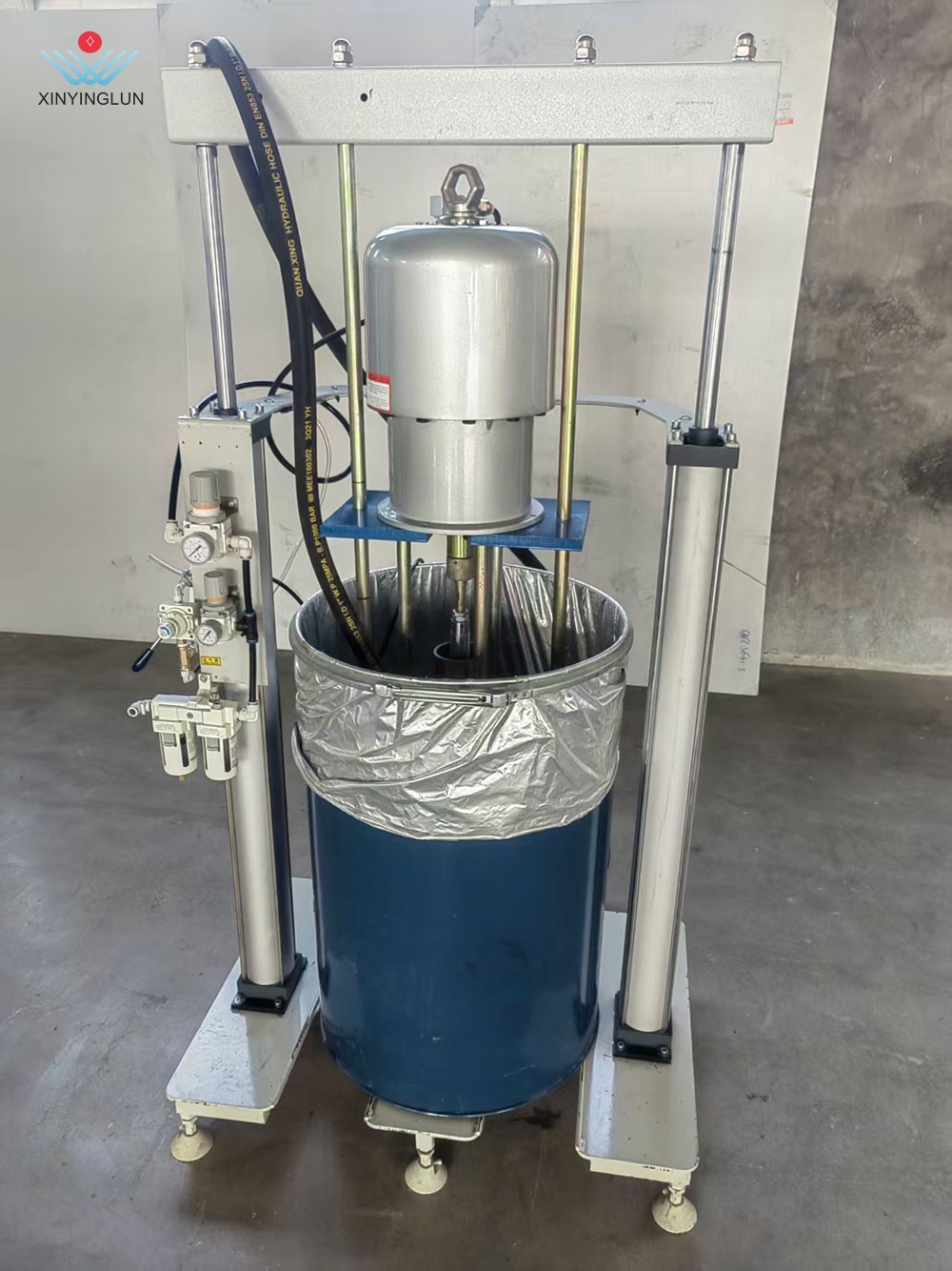 Bomba pneumática de adesivo / Bomba com placa seguidora / Bomba de graxa