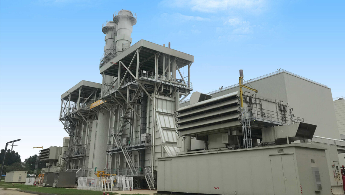 Emplazamiento del proyecto de turbina de gas