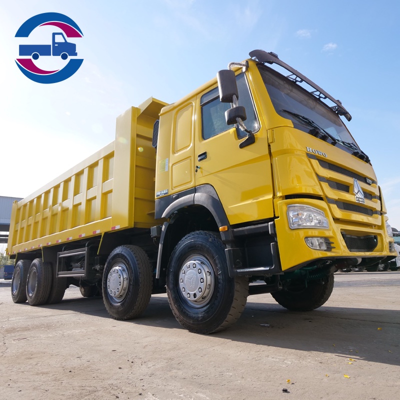 Sinotruk Howo 375HP 8x4 12 wheels Dump Truck Loading 50 Tons