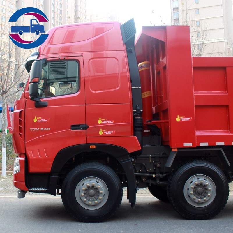 Sinotruk Howo T7H 540HP Heavy Duty Truck 8x4 8.5m Dump Truck