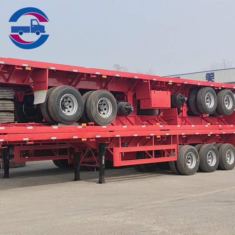 70 Ton 4 Axle Flatbed Trailer