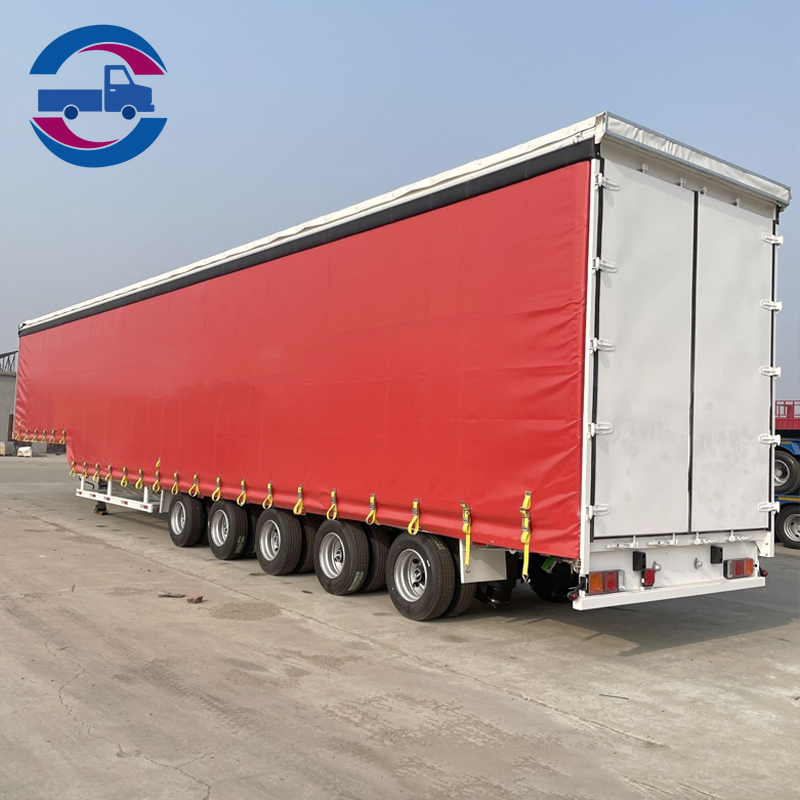 60 Tons Side Curtain Semi-Trailer