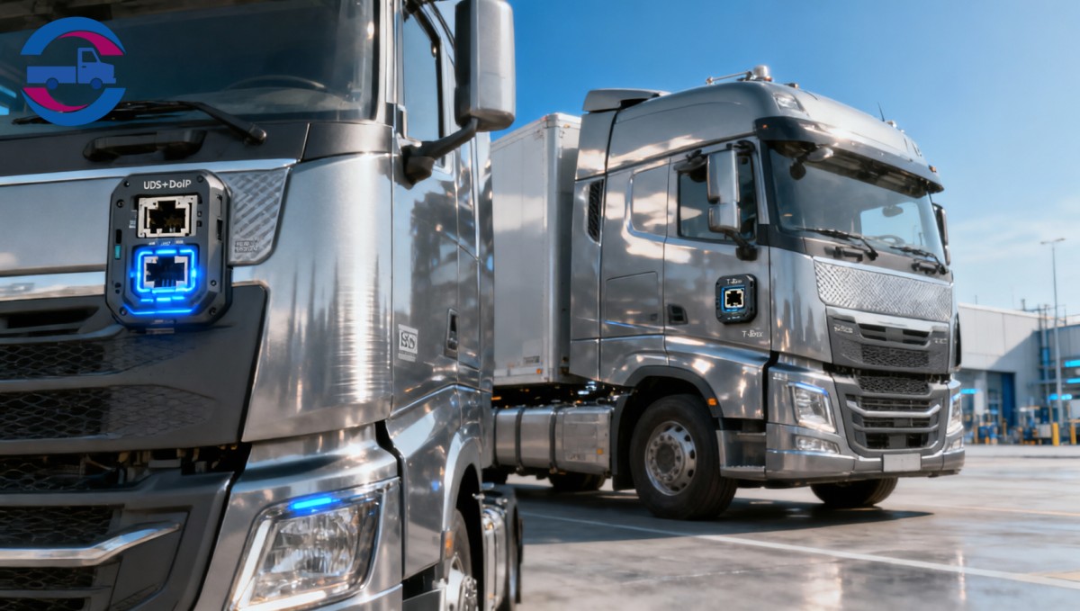 EU Mandates UDS+DoIP Remote Diagnostics for Heavy-Duty Trucks from 2027