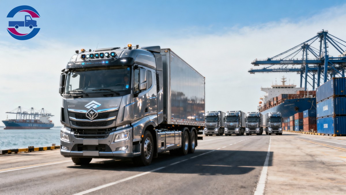 China's Heavy-Duty Truck Exports Up 46% in Q1 2026