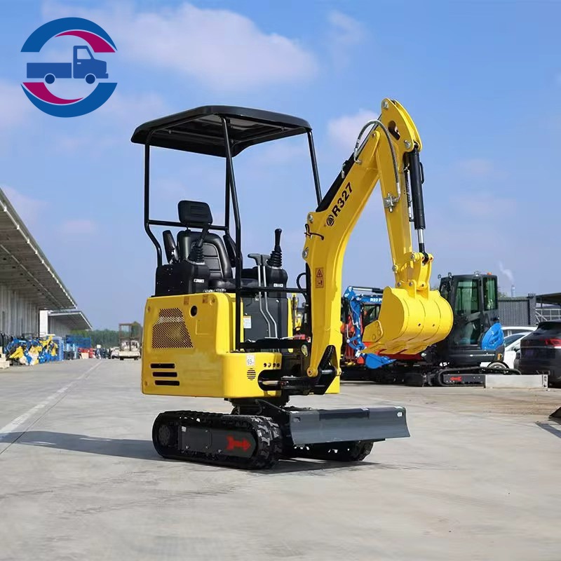 Yellow Mini Excavator