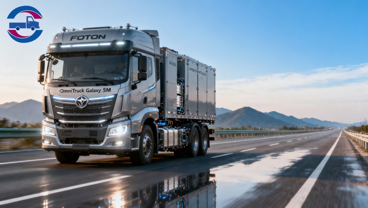 OmniTruck Galaxy 5M BEV Heavy-Duty Truck Completes Cross-Provincial Test OmniTruck Galaxy 5M BEV Heavy-Duty Truck Completes Cross-Provincial Test