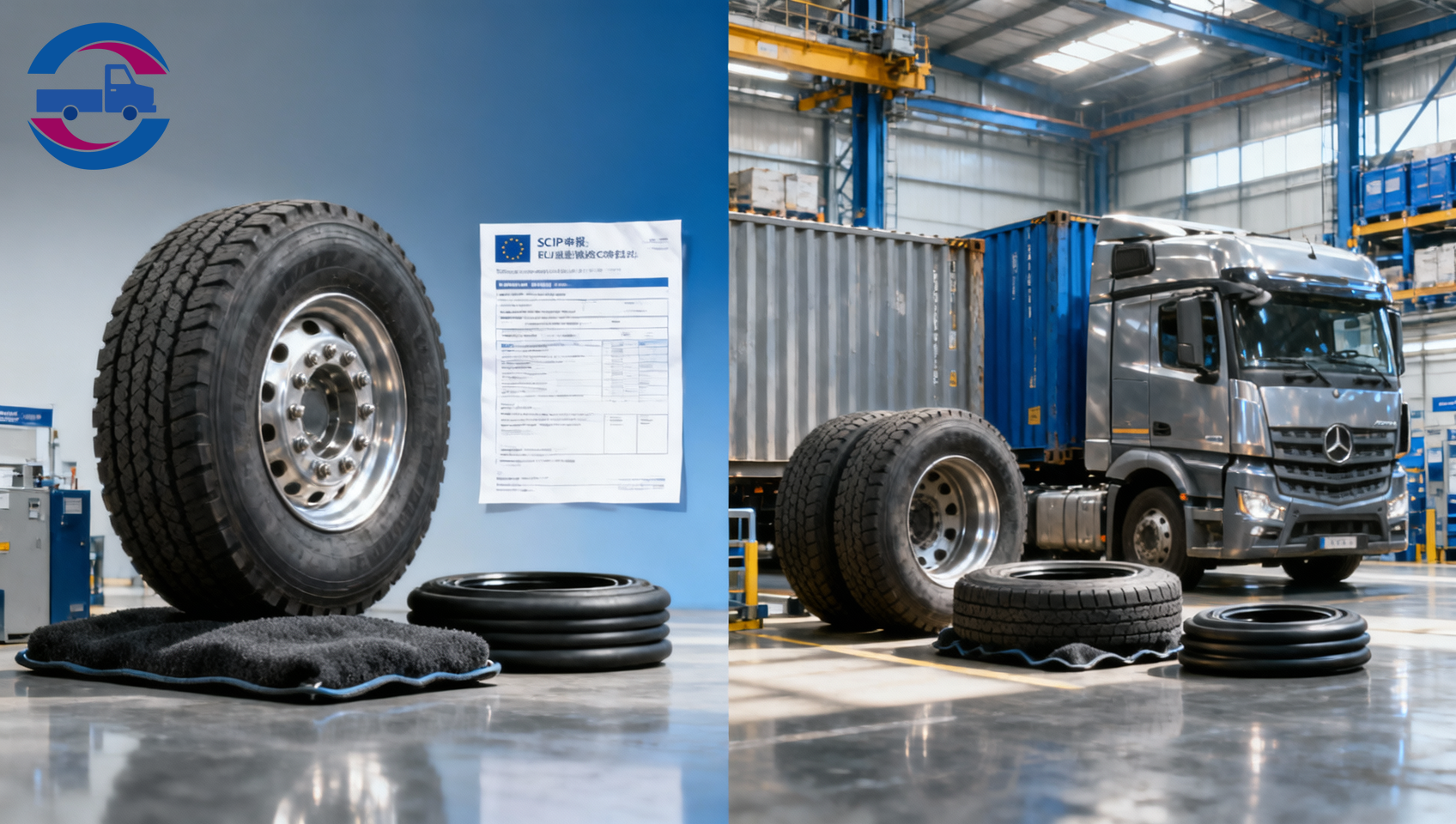 EU Adds SCIP Reporting Rule for Truck Rubber Parts