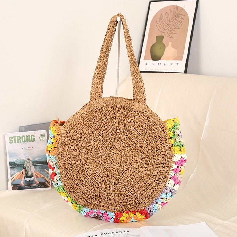 High-value garden-style straw bags