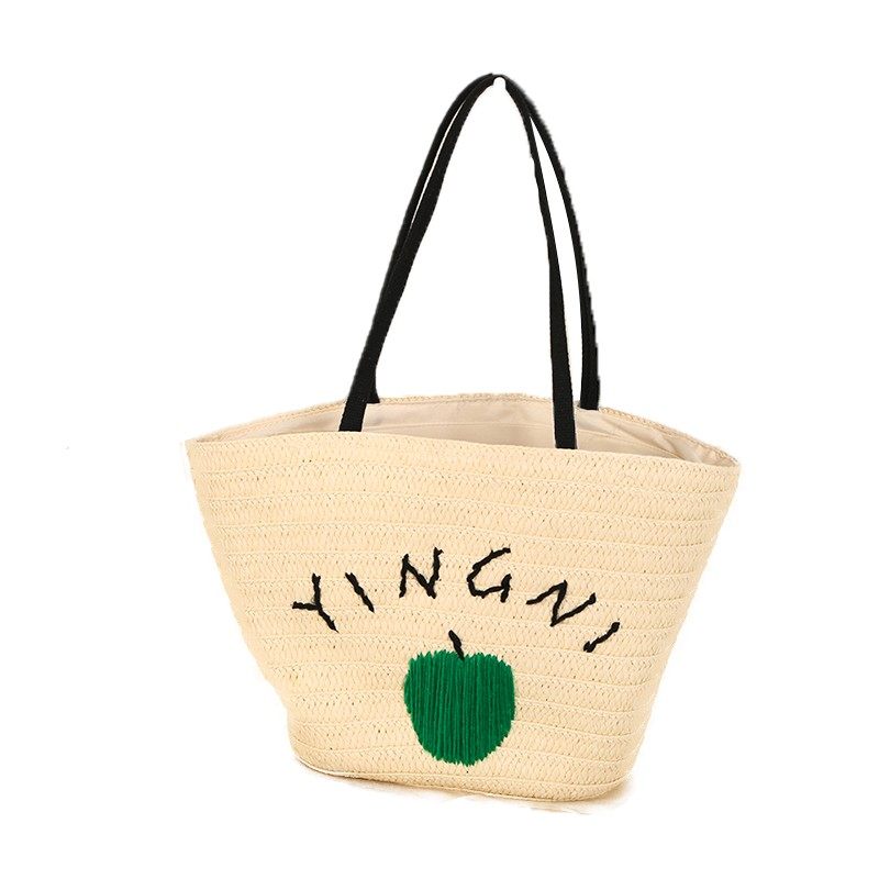 Futian Beach Beach Vacation Straw Bag