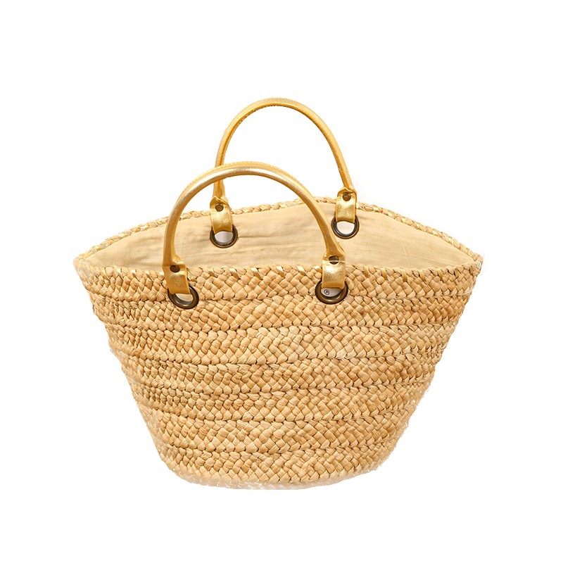 Korean style fashionable and artistic solid color straw bag