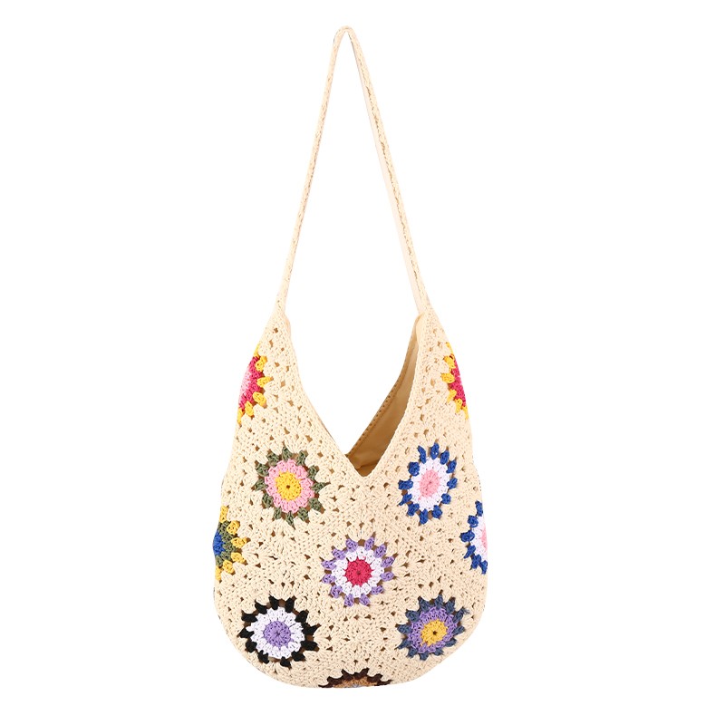Daisy cutout shoulder bag