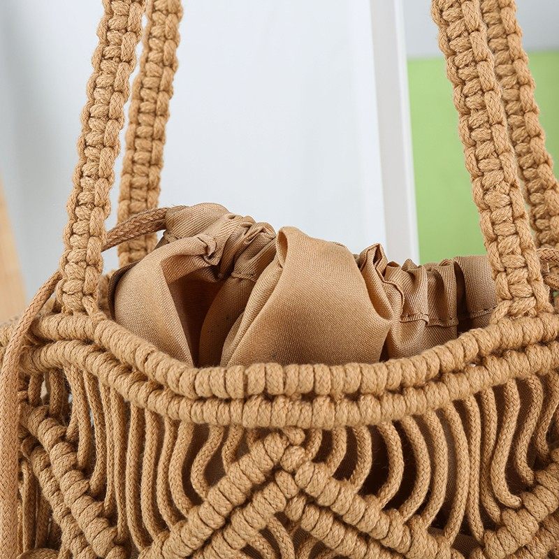 Cotton shoulder bag
