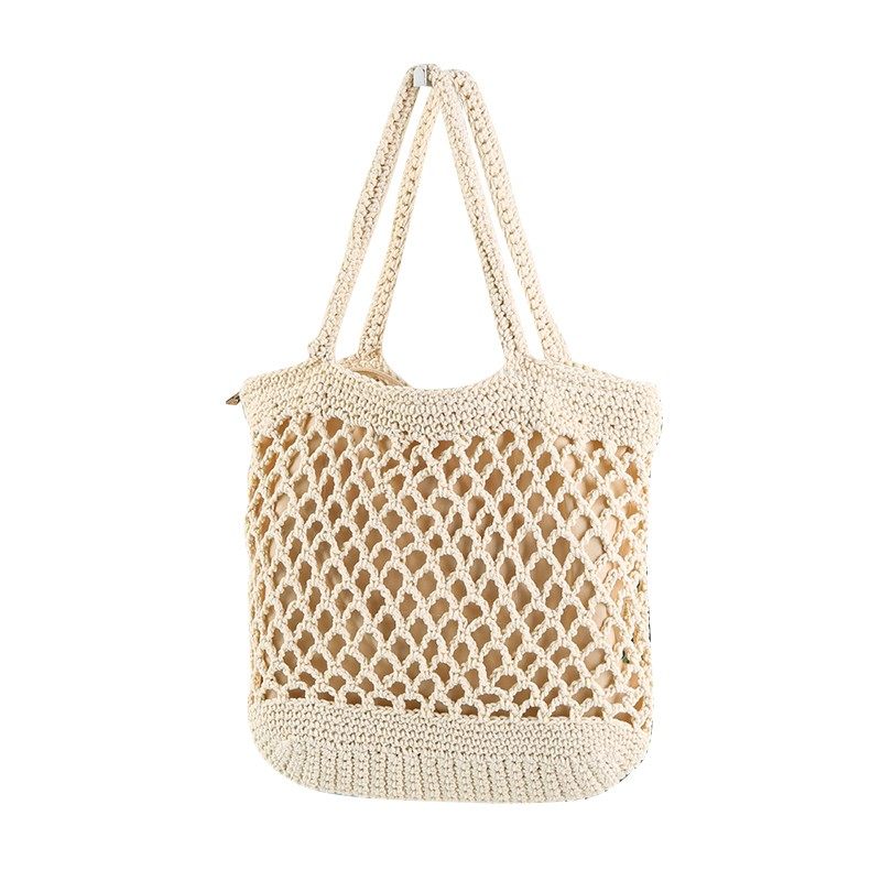 Forest-style cotton rope mesh bag