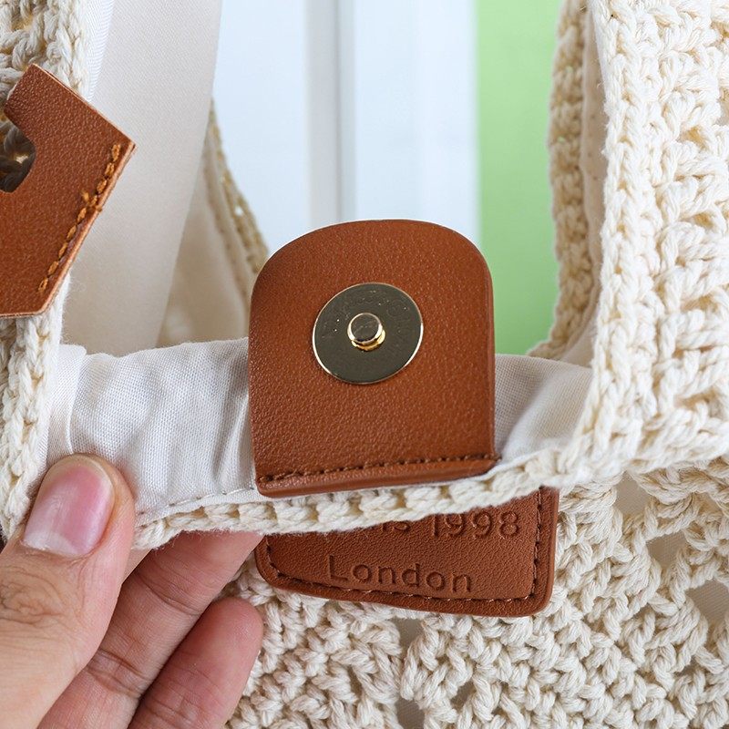Little Elephant Cotton Rope Straw Bag
