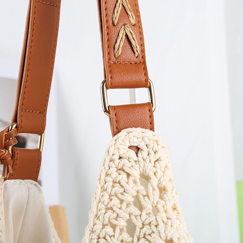 Little Elephant Cotton Rope Straw Bag