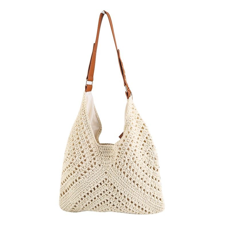 Little Elephant Cotton Rope Straw Bag