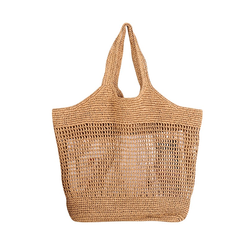 Straw shoulder bag