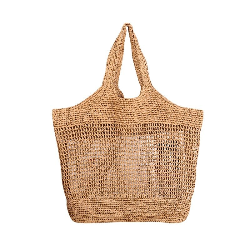 Straw shoulder bag