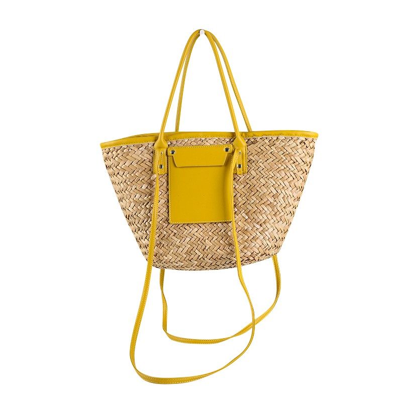 Large capacity straw bag