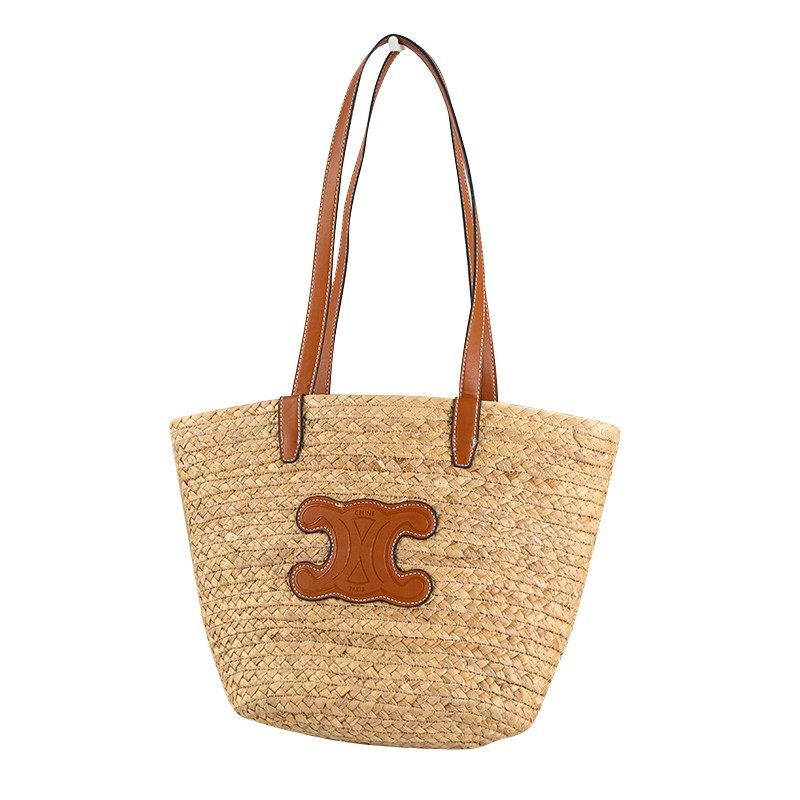 French-style vacation shoulder bag