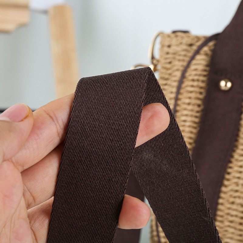 European and American solid color woven bags