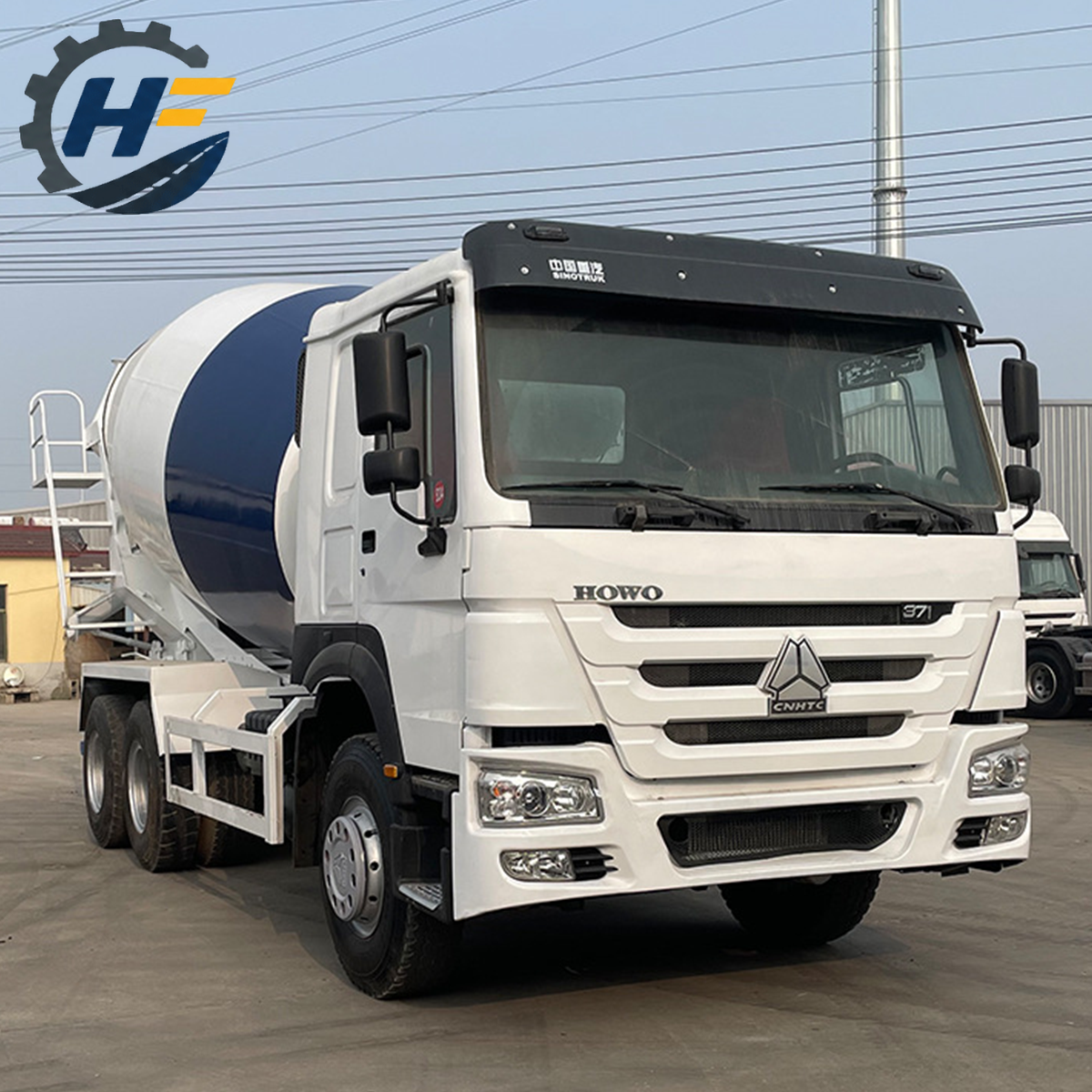 Exportation camion malaxeur à béton Sinotruk Howo 371 6x4