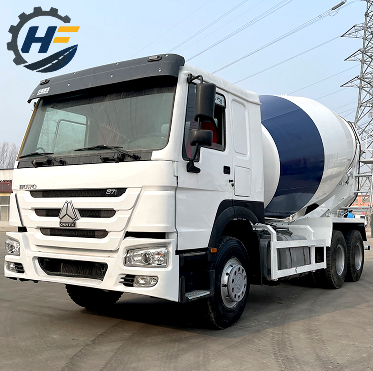 Exportation camion malaxeur à béton Sinotruk Howo 371 6x4