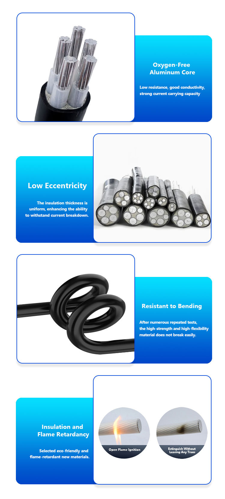 Aluminum Power cable