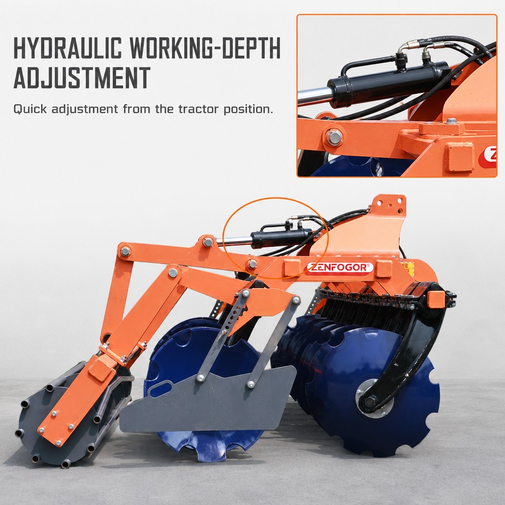 Tractor Mounted Compact Disc Harrow Agricultural Harrow