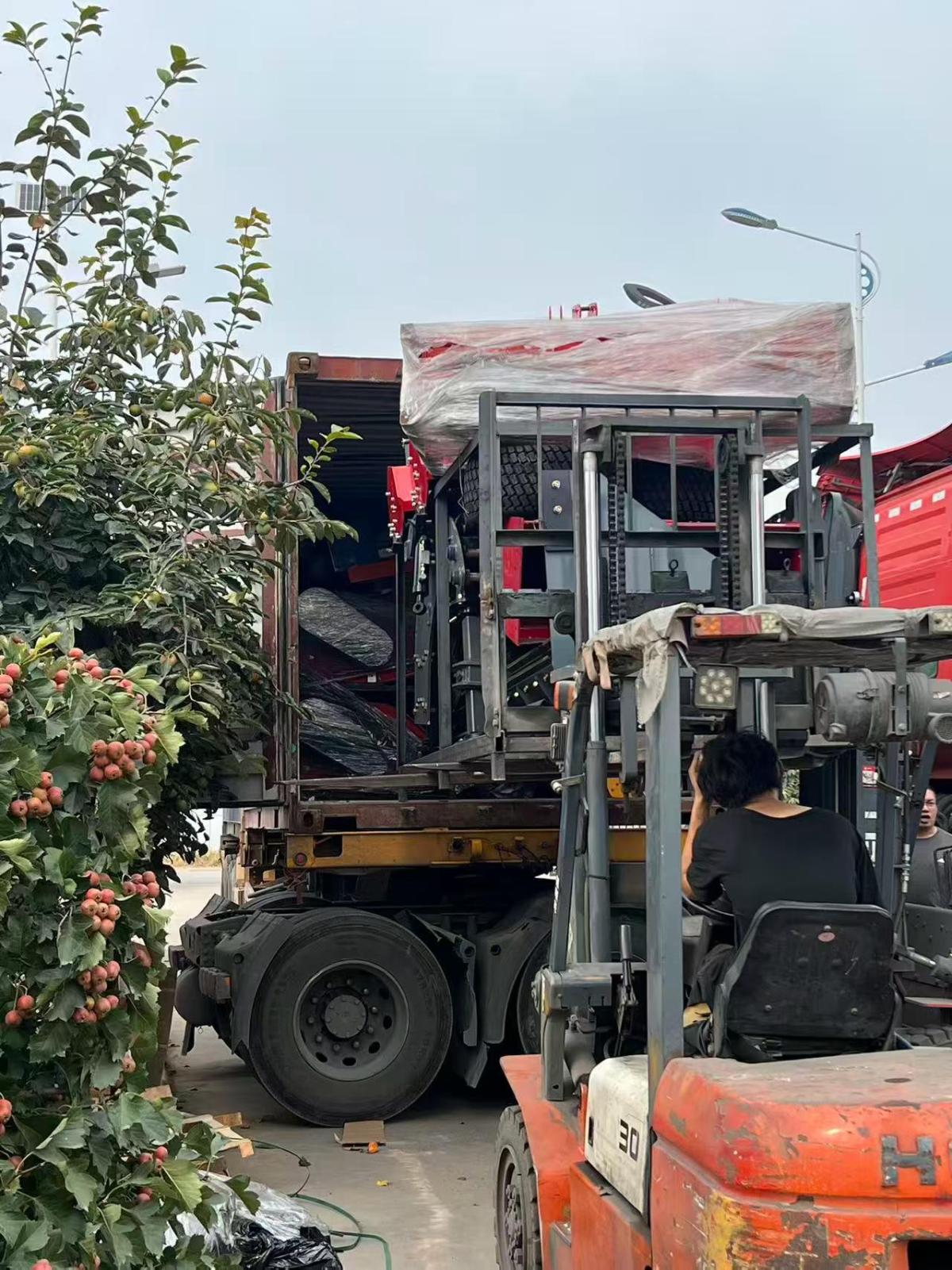 Delivery site, small container 20ft - starting from Malaysia