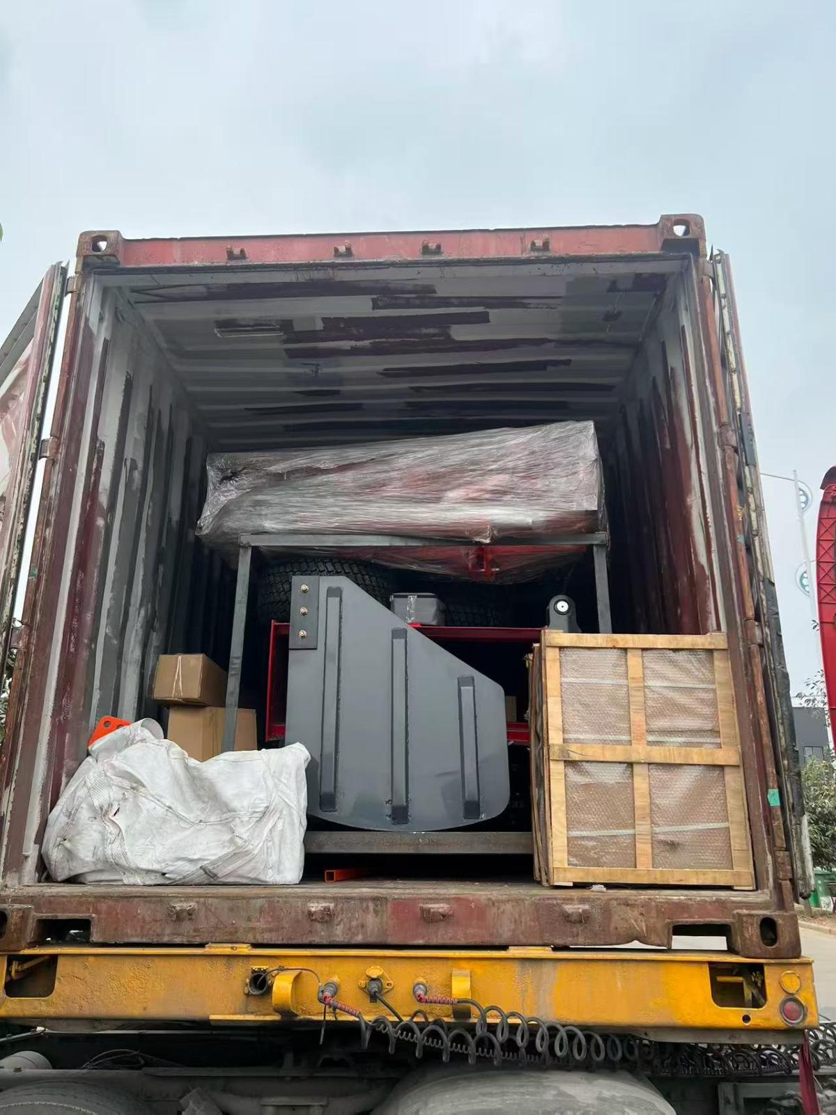 Delivery site, small container 20ft - starting from Malaysia