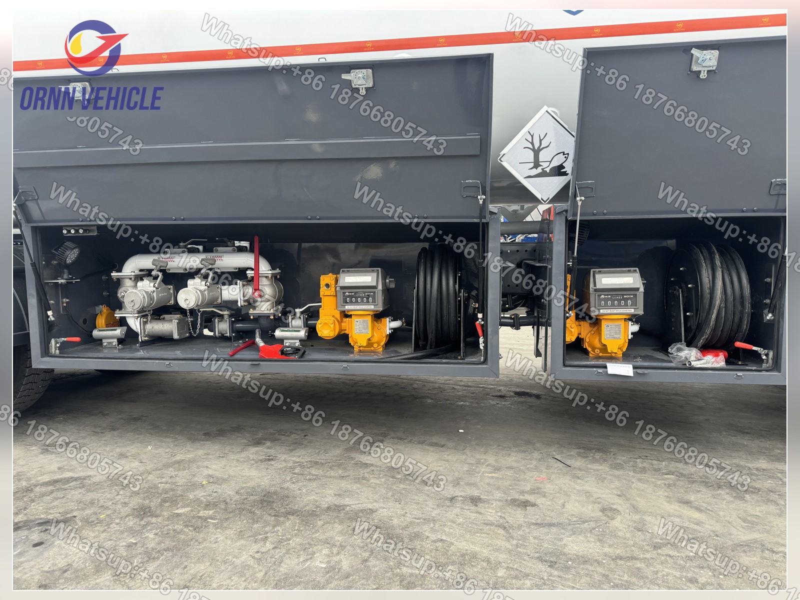 Camion-citerne à carburant à 2 compartiments de 20 m³