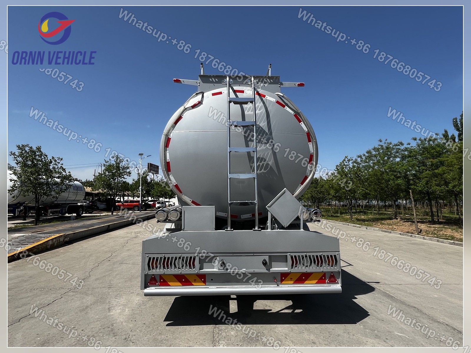 Citerne à carburant en acier au carbone à compartiment unique de 42 m³