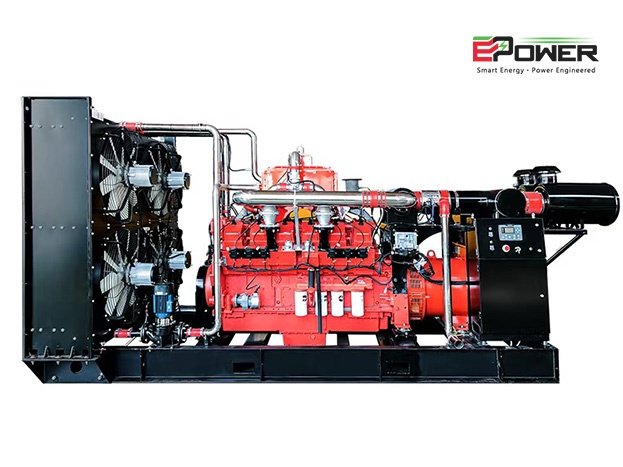 Máy phát điện chạy khí biogas
