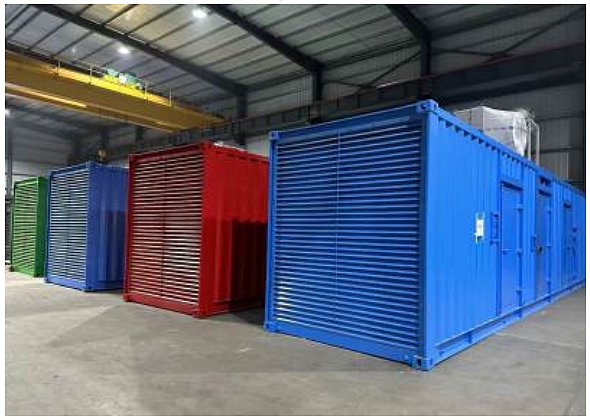 Quatro unidades de alta tensão de 1000KW em um data center doméstico