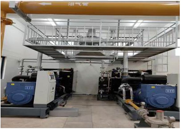 Dos generadores de biogás Yuchai de 400KW en una granja de cría en Qingyuan