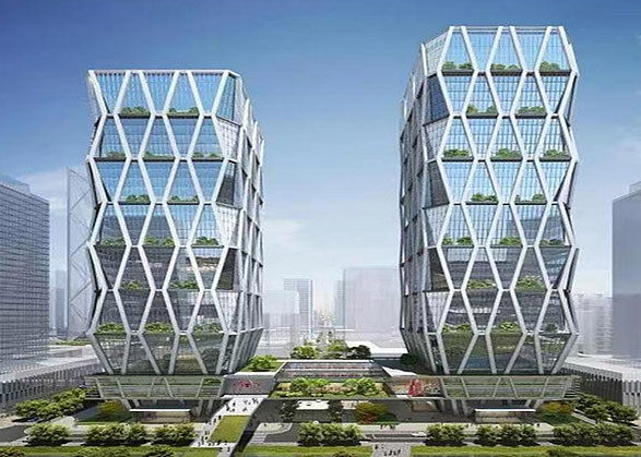 Proyecto de construcción del edificio sede de China del Sur de Sany Tree Root