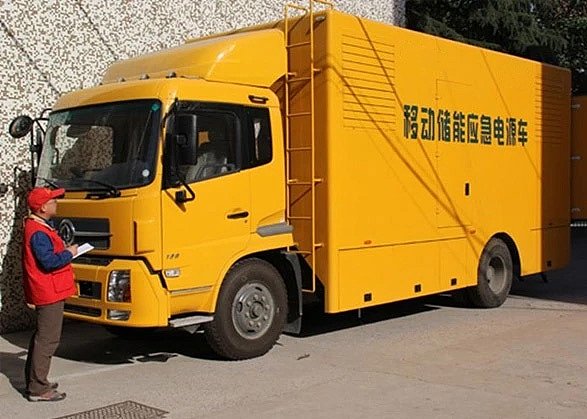 Vehículo móvil de almacenamiento de energía de emergencia Yuchai de 500KW