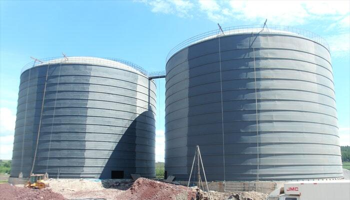 Silos soldados para agregados